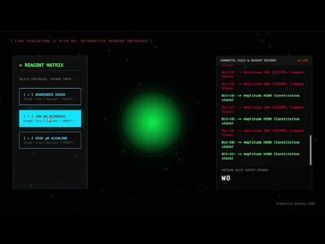 CELL//BIOLOGICAL DATA STORAGE SIMULATOR  gallery image