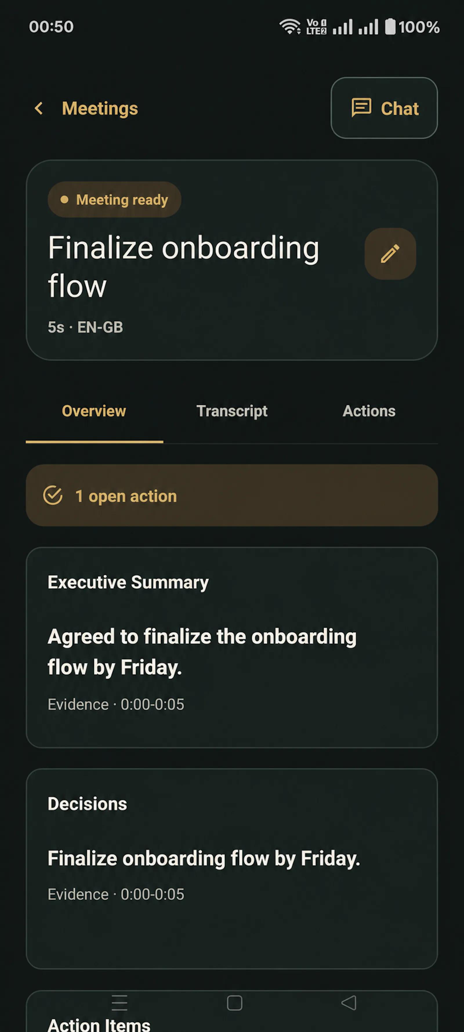 SourceNote: AI Meeting Notes screenshot 4