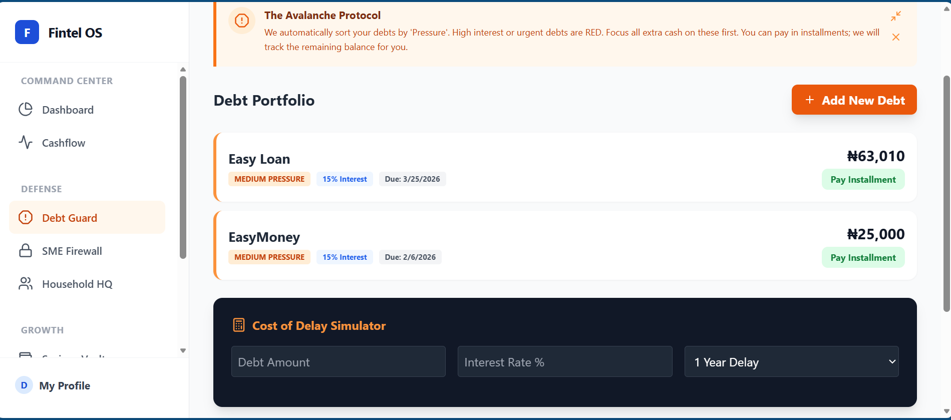 Fintel Suite - Screenshot 5 showing product features and functionality