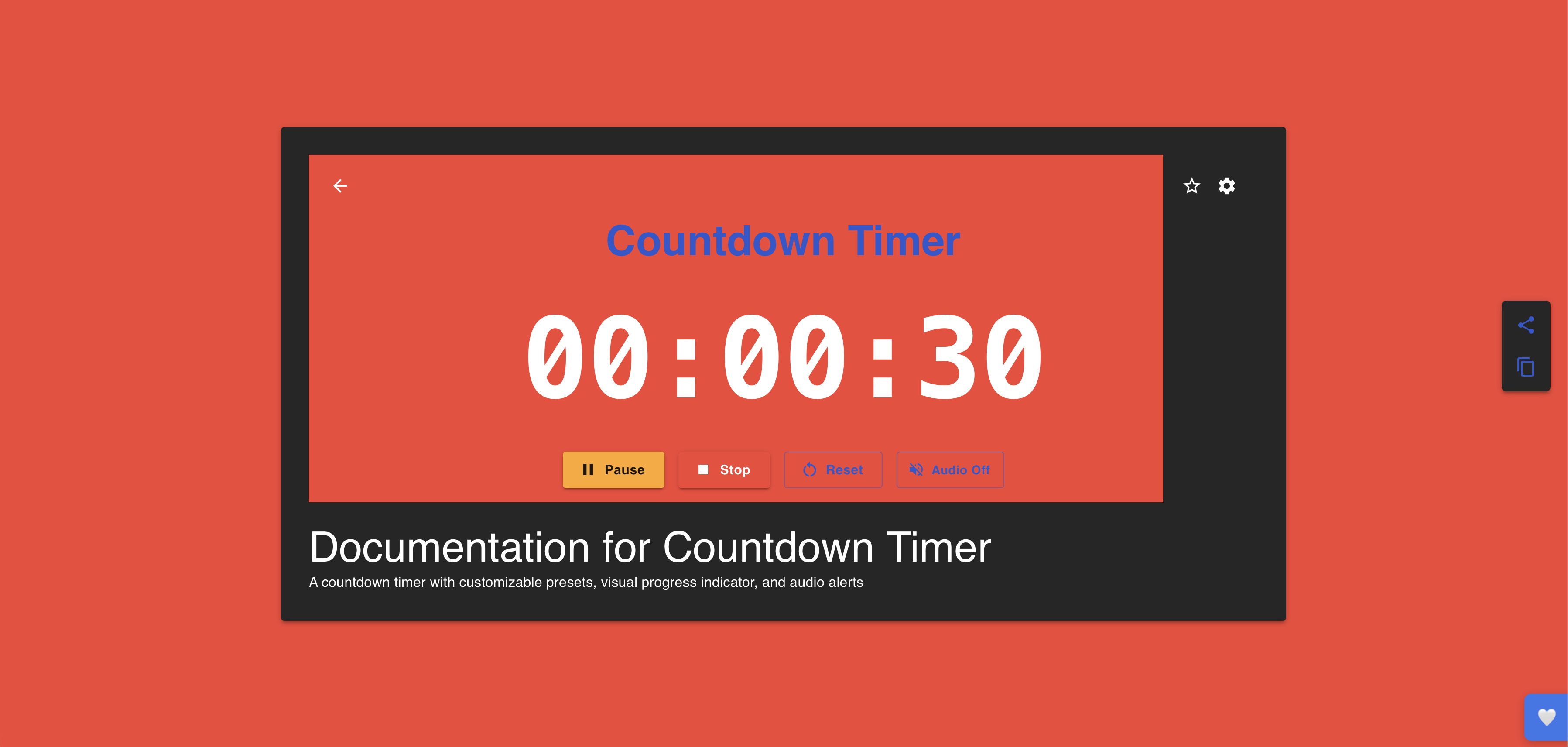 Média Minuteur - Restez concentré avec une minuterie agile simple et élégante 3