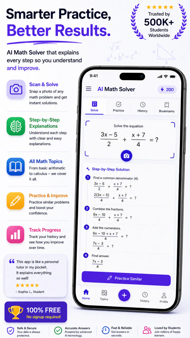 AI Math Solver screenshot 3