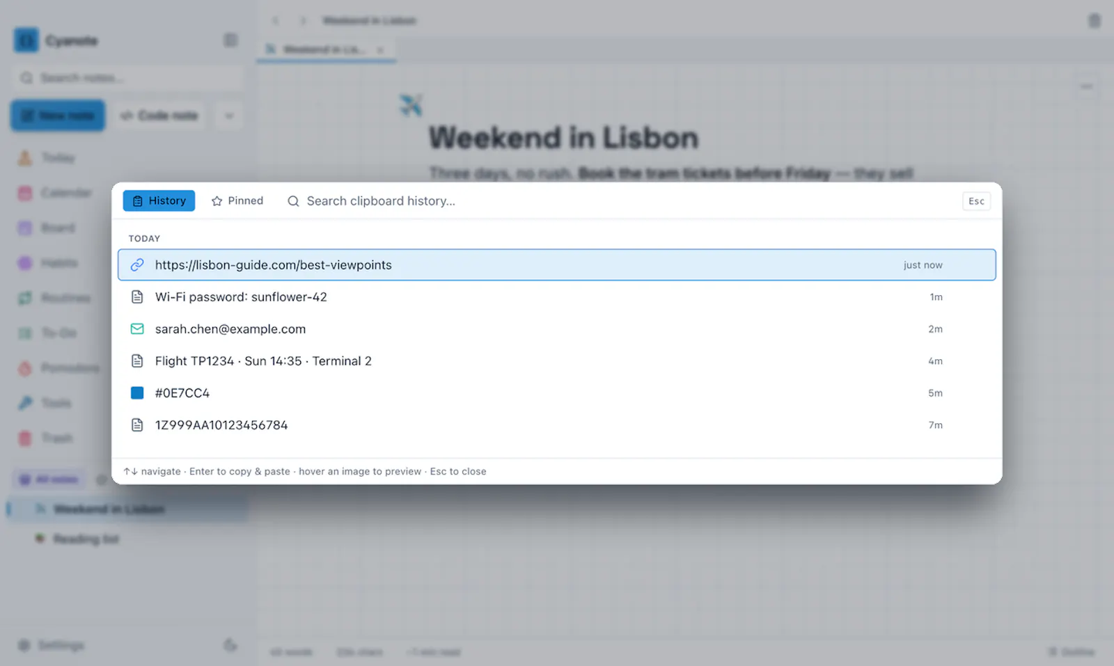 Cyanote screenshot 8