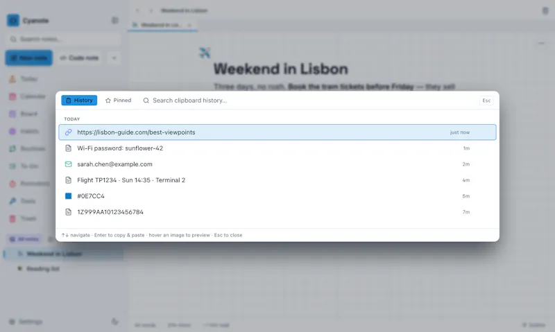 Cyanote screenshot 8