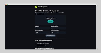 Free Online Bulk Image Compressor gallery image