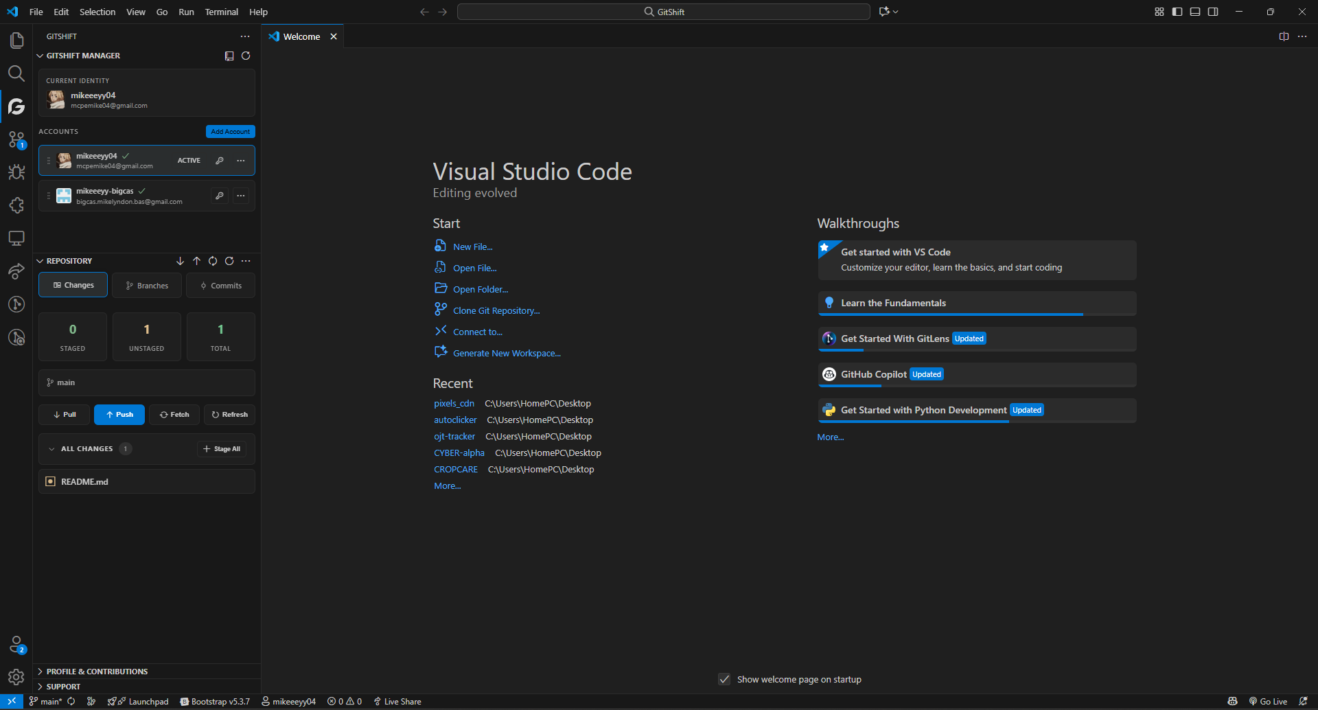 GitShift - Screenshot 2 preview