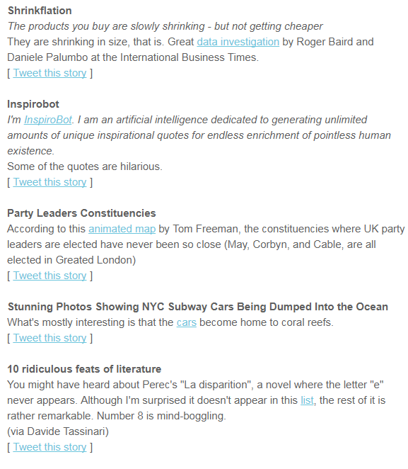 'in other news' newsletter gallery image