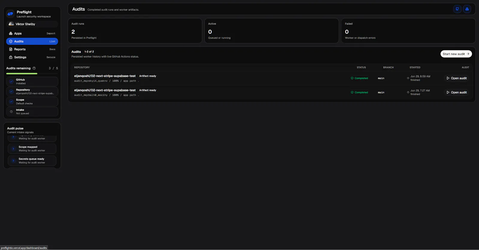 Preflight screenshot 5