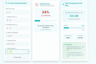 Free AI powered EmergencyFund Calculator gallery image