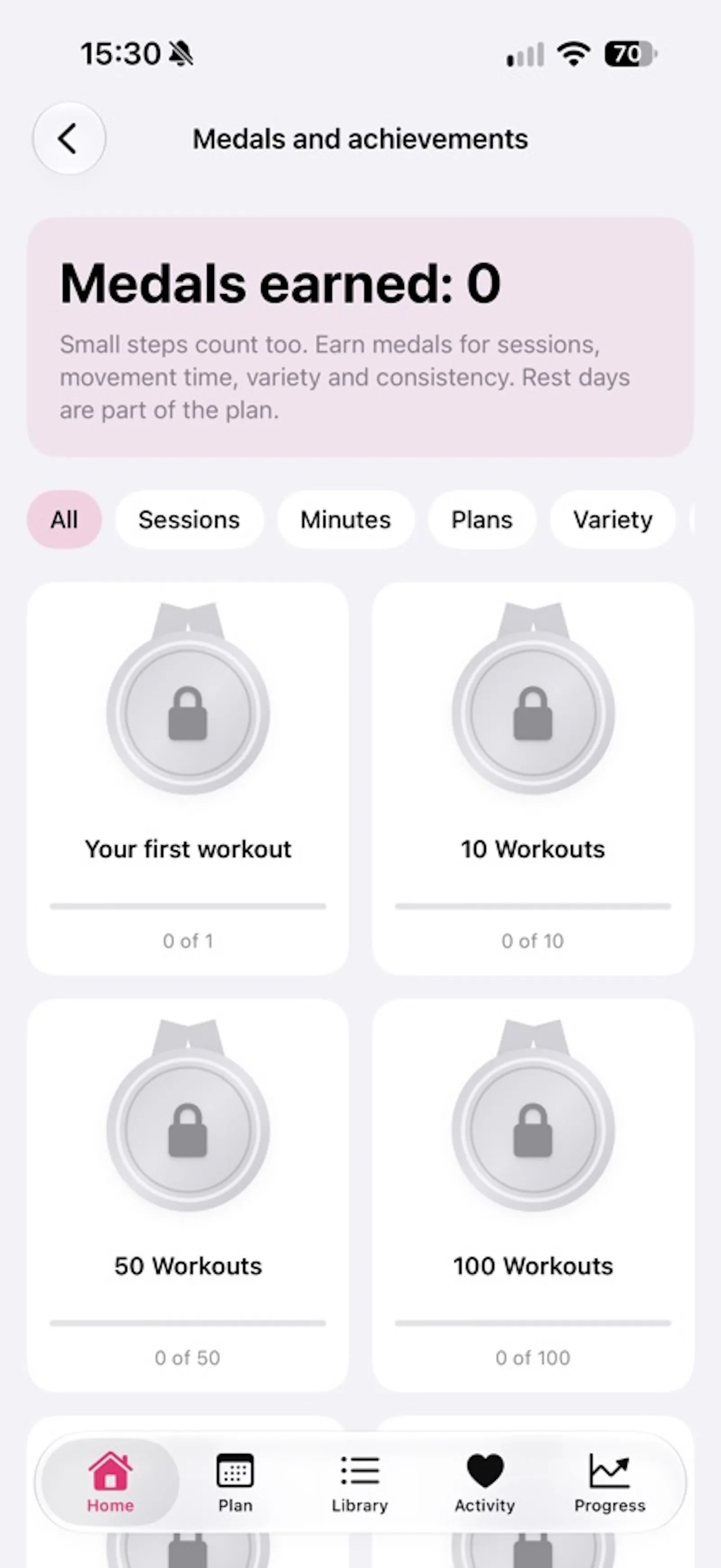 Tonus: Home Workout Plan screenshot 4