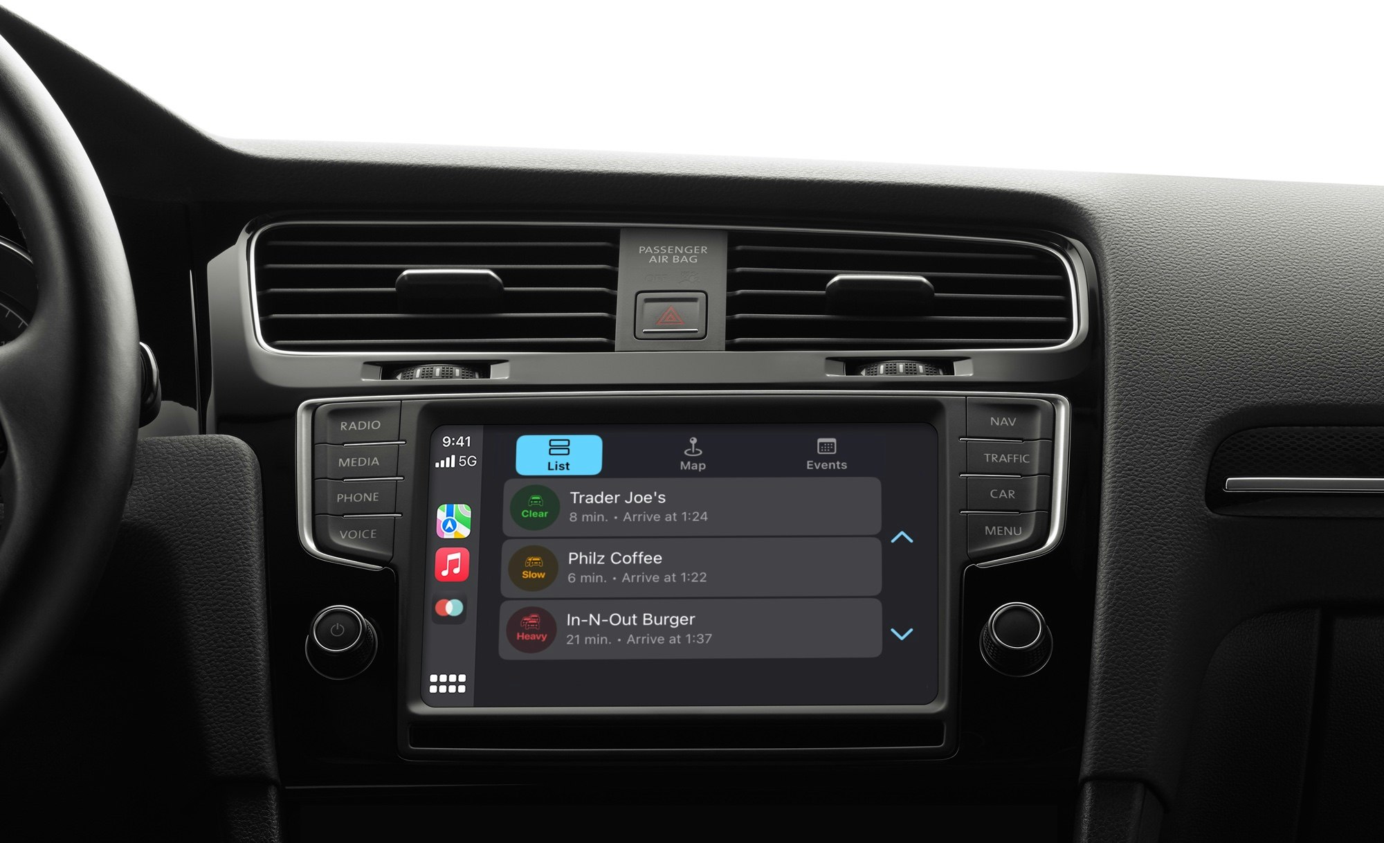 Apple Carplay için ETA media 3