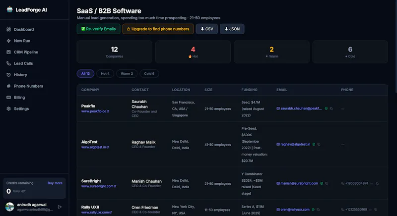 LeadForge screenshot 3