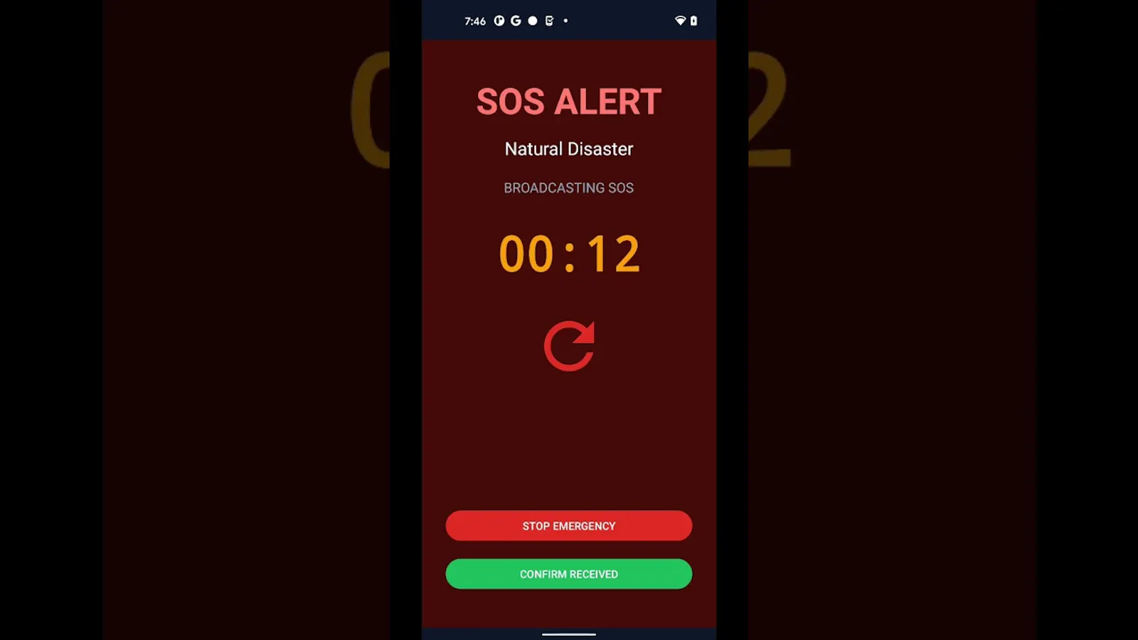 LYF SOS — Offline Emergency Safety App screenshot 1 (video preview)