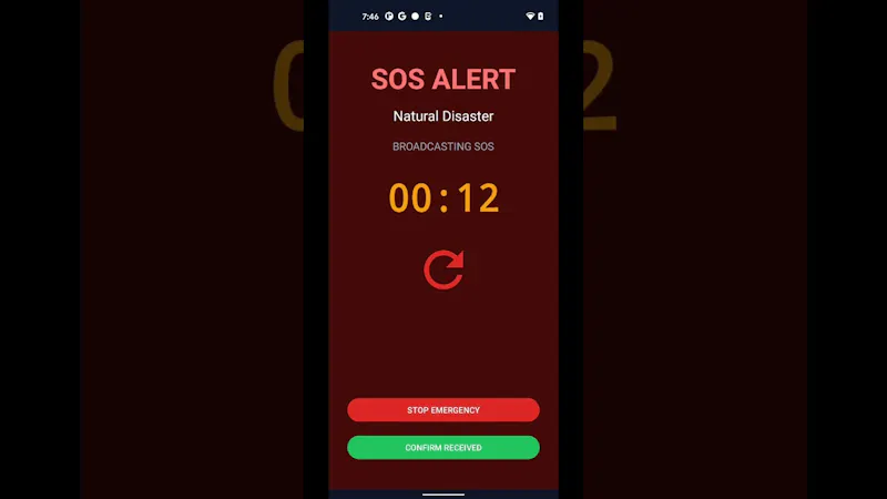 LYF SOS — Offline Emergency Safety App screenshot 1 (video preview)