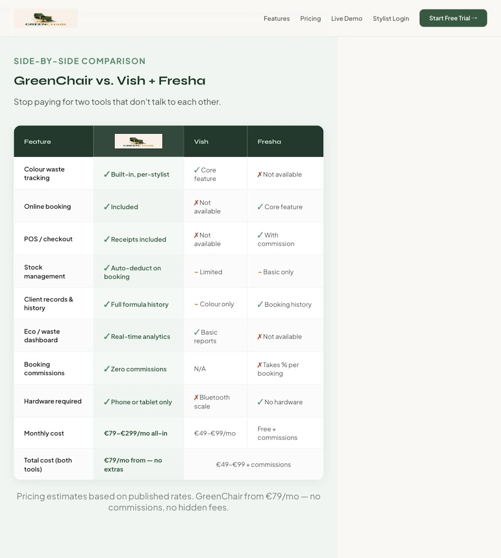 Green Chair screenshot 3
