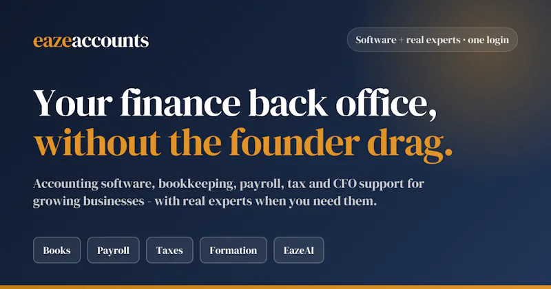 EazeAccounts screenshot 1