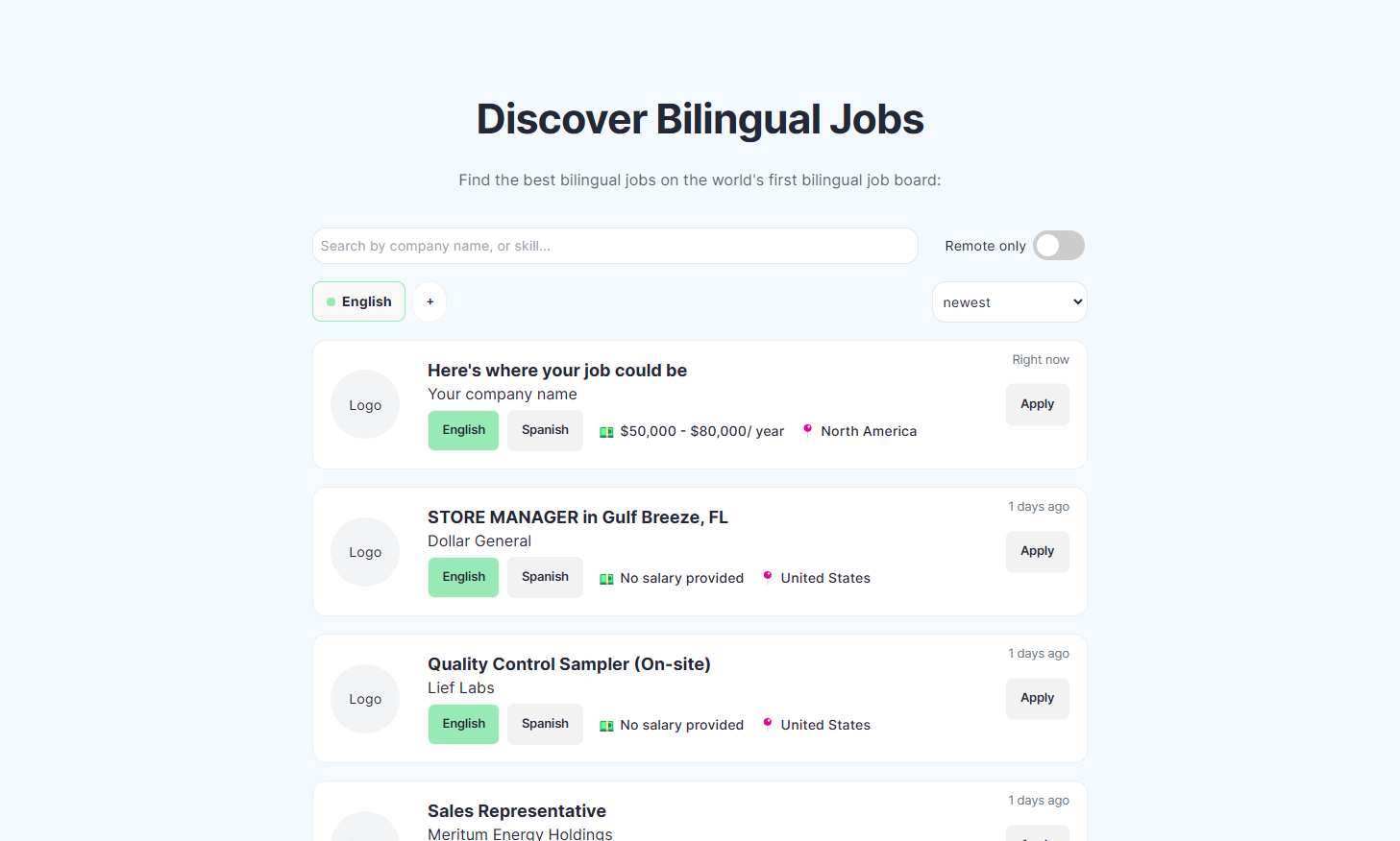 BilingualJobs.io - दुनिया का पहला द्विभाषी नौकरी बोर्ड मीडिया 4