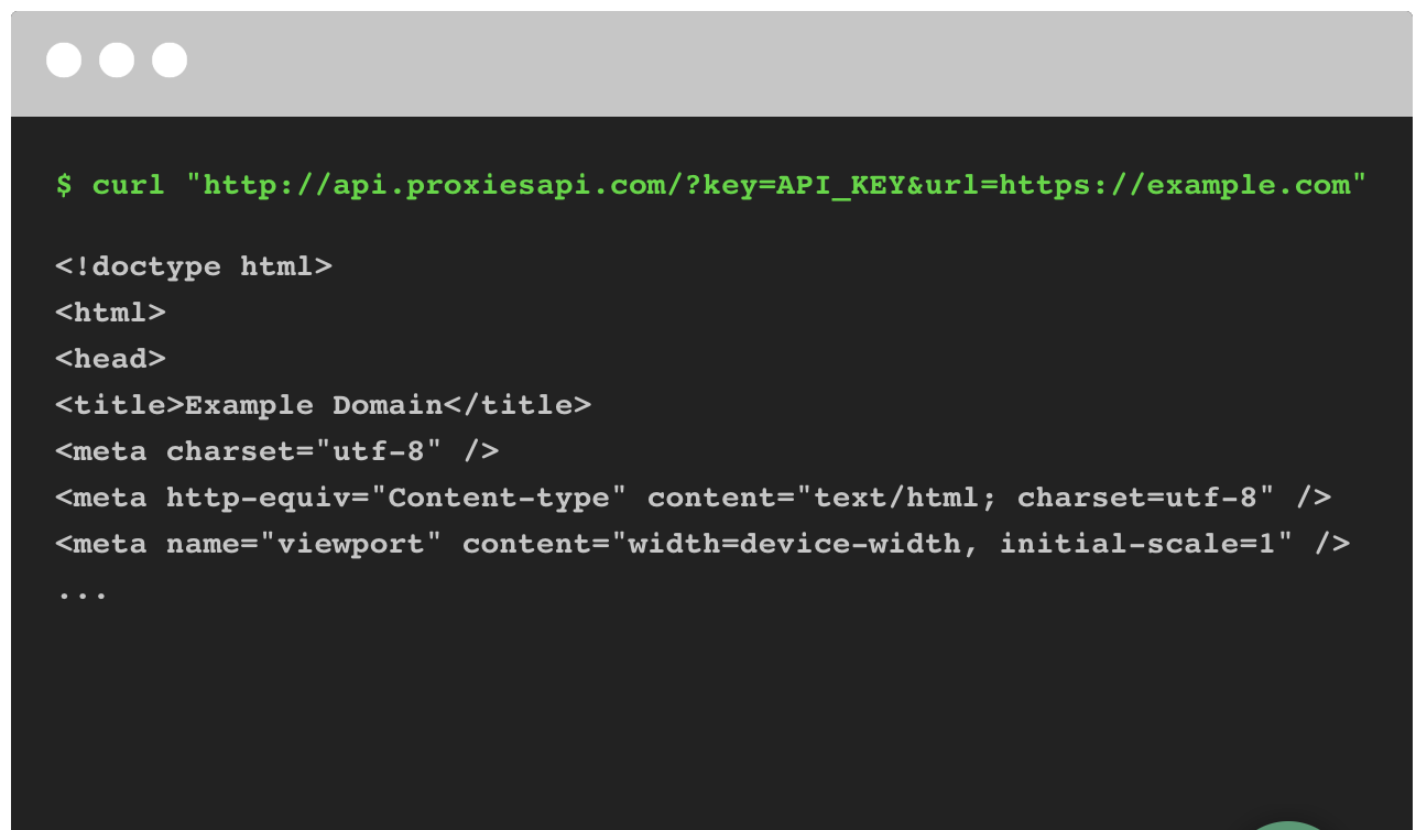 Proxy API voor webschrapen - Haal HTML van elke pagina met een eenvoudige API -oproep media 1