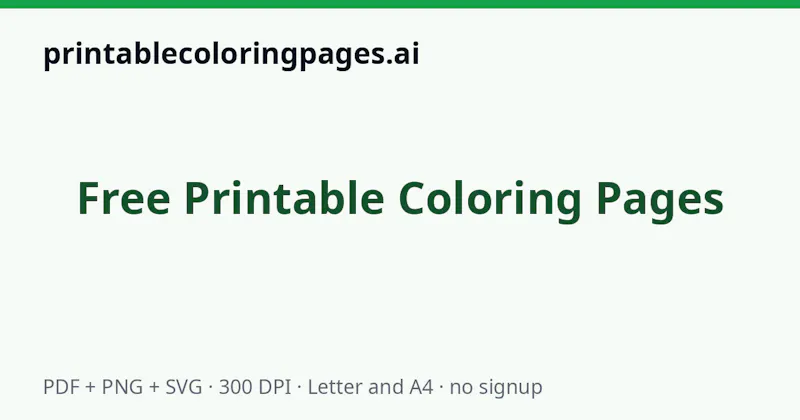 Printable Coloring Pages screenshot 1