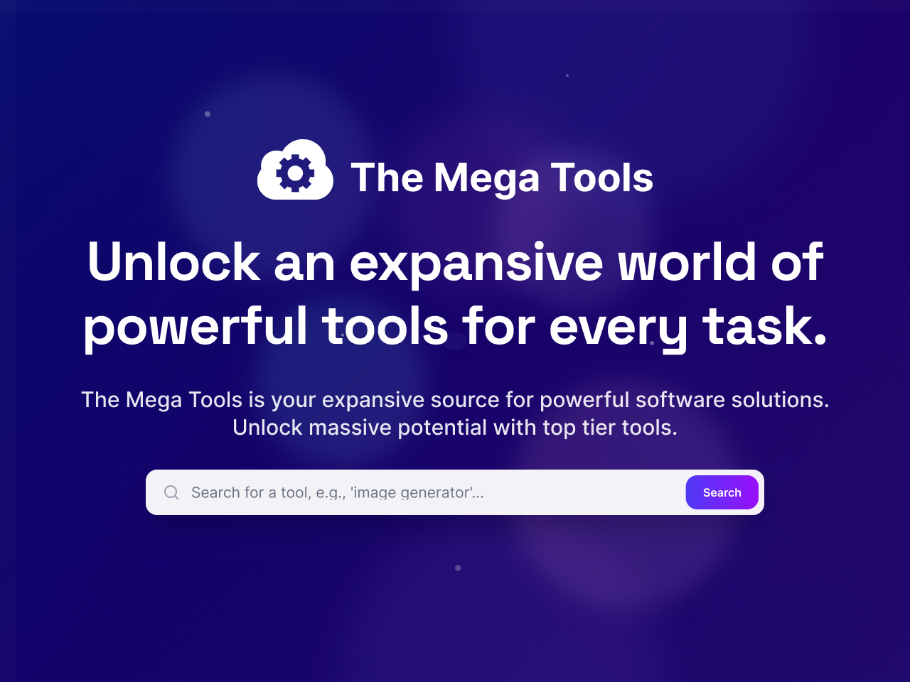 De mega -tools - Ontdek wat de volgende stap is in Tech. media 1