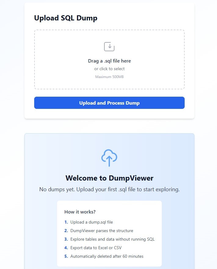 DumpViewer gallery image