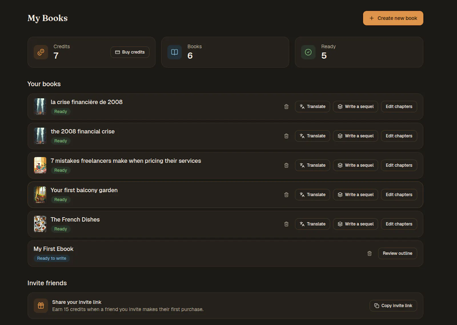 Ebook Creator screenshot 4