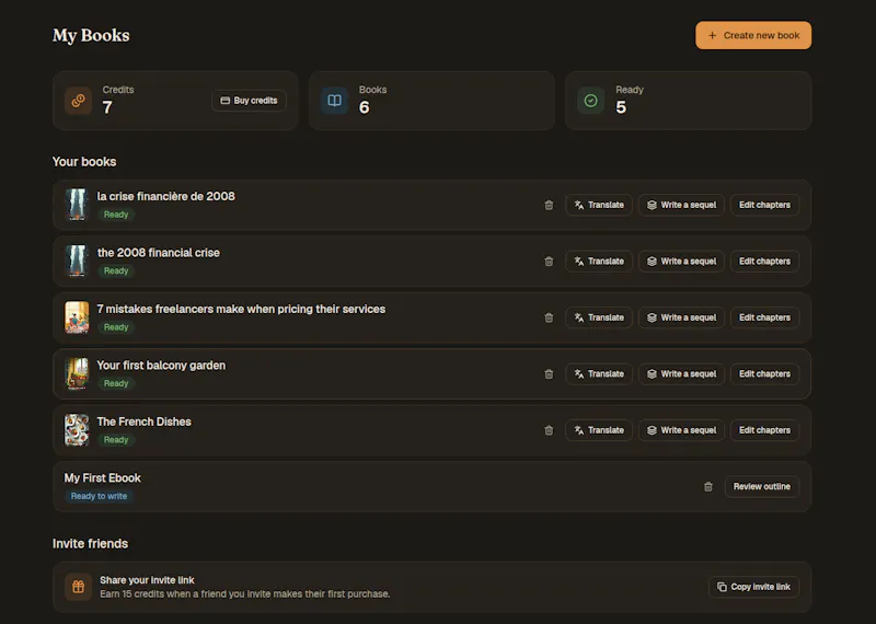 Ebook Creator screenshot 4