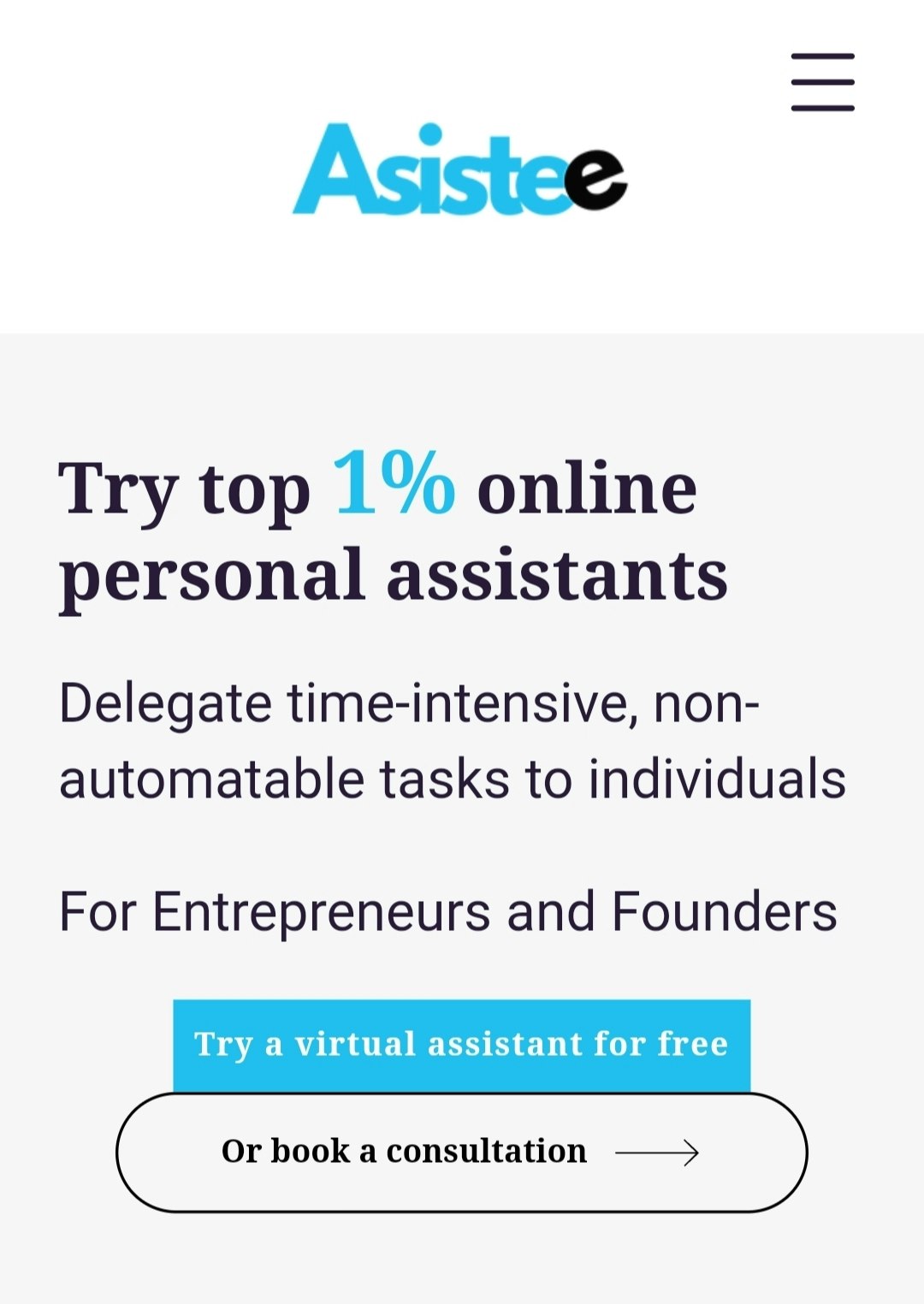 Asistee - 일상적인 운영 업무를위한 개인 비서 (온라인) 미디어 1