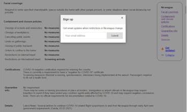 Covid19 Travel Information gallery image