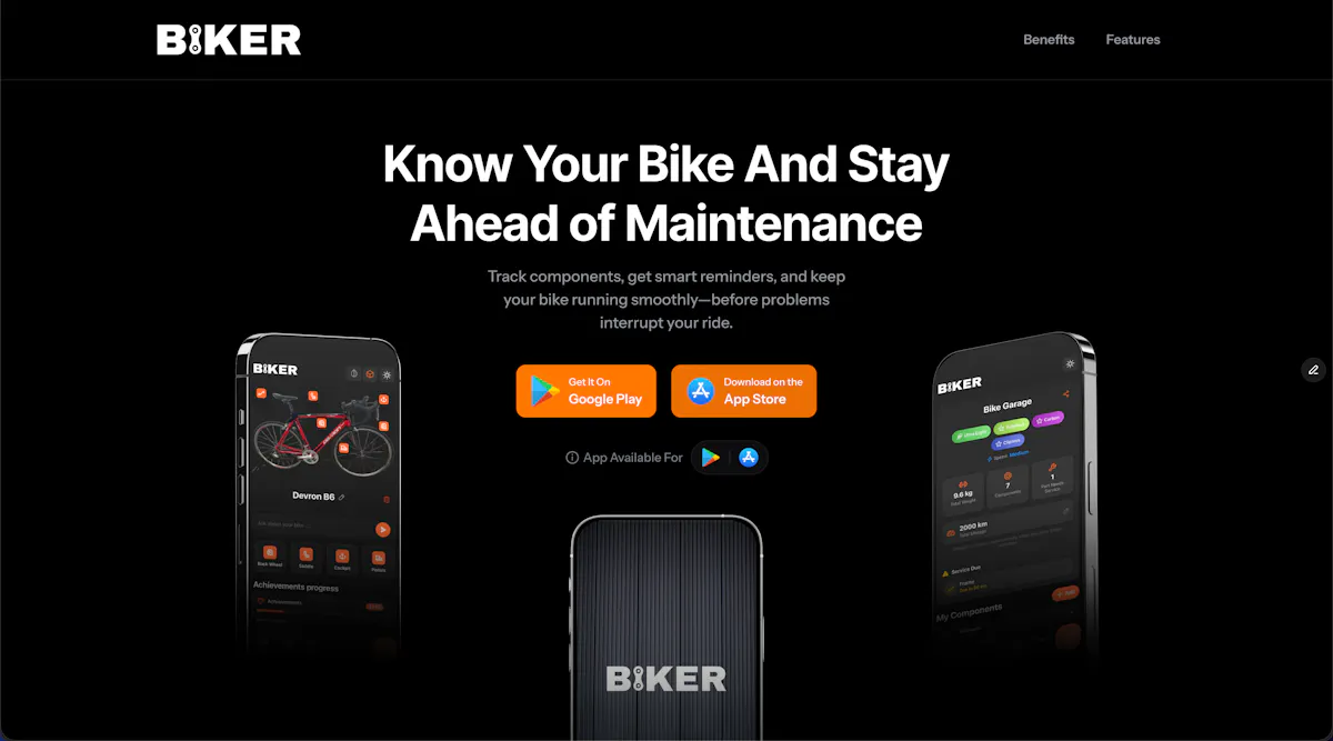 Biker 2.0: Bicycle track & maintain