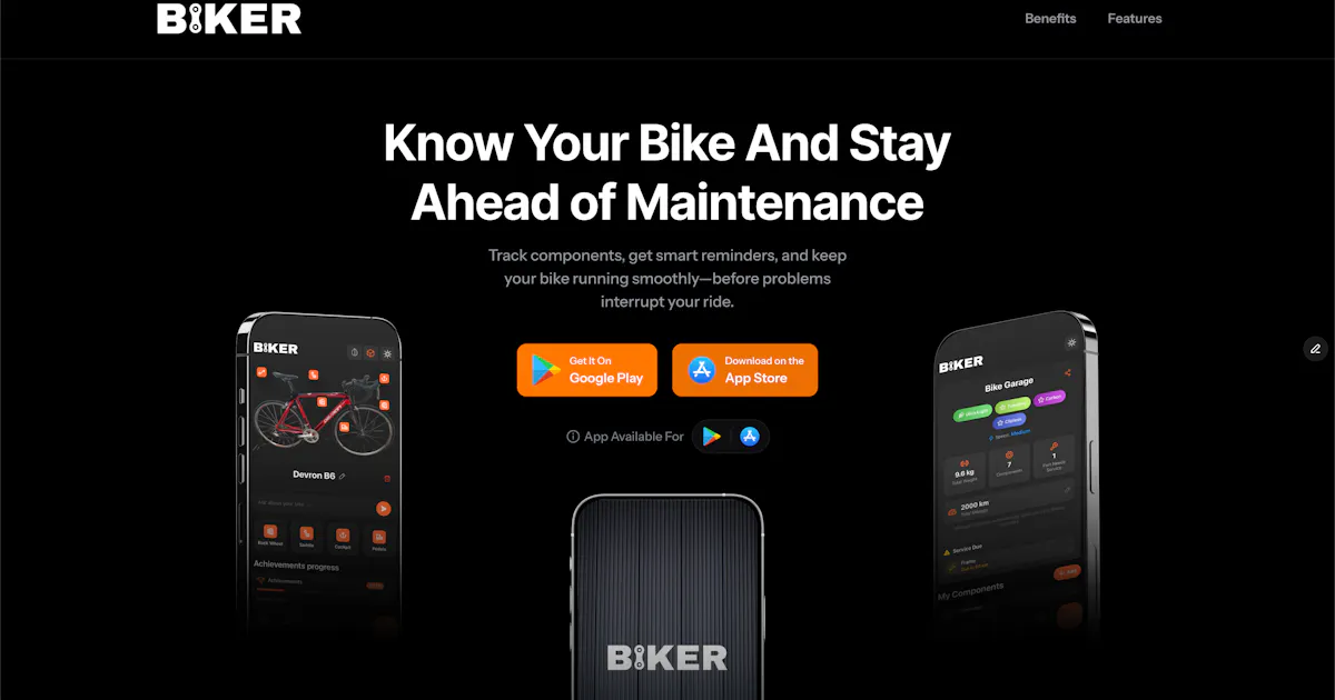 Biker 2.0: Bicycle track & maintain