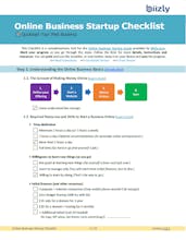 Online Business Startup Checklist gallery image