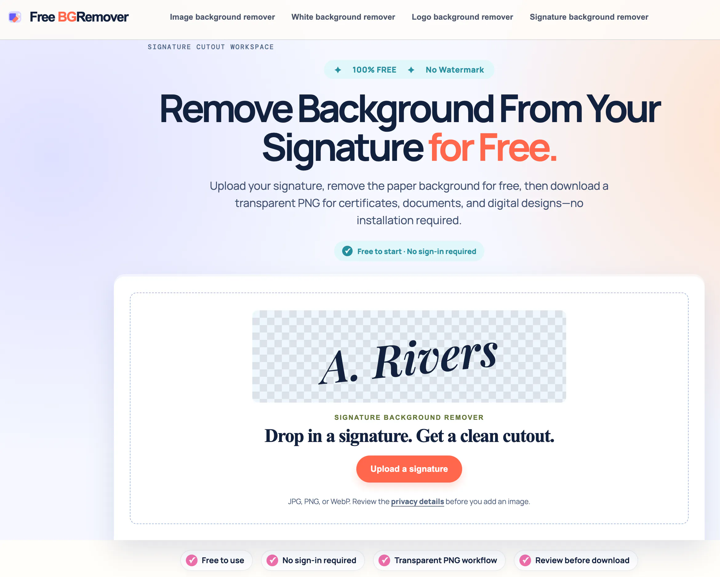Free background remover gallery image