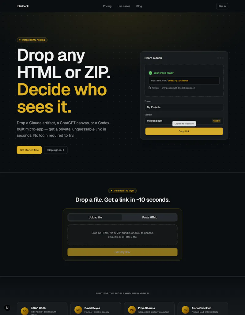 miinideck screenshot 4
