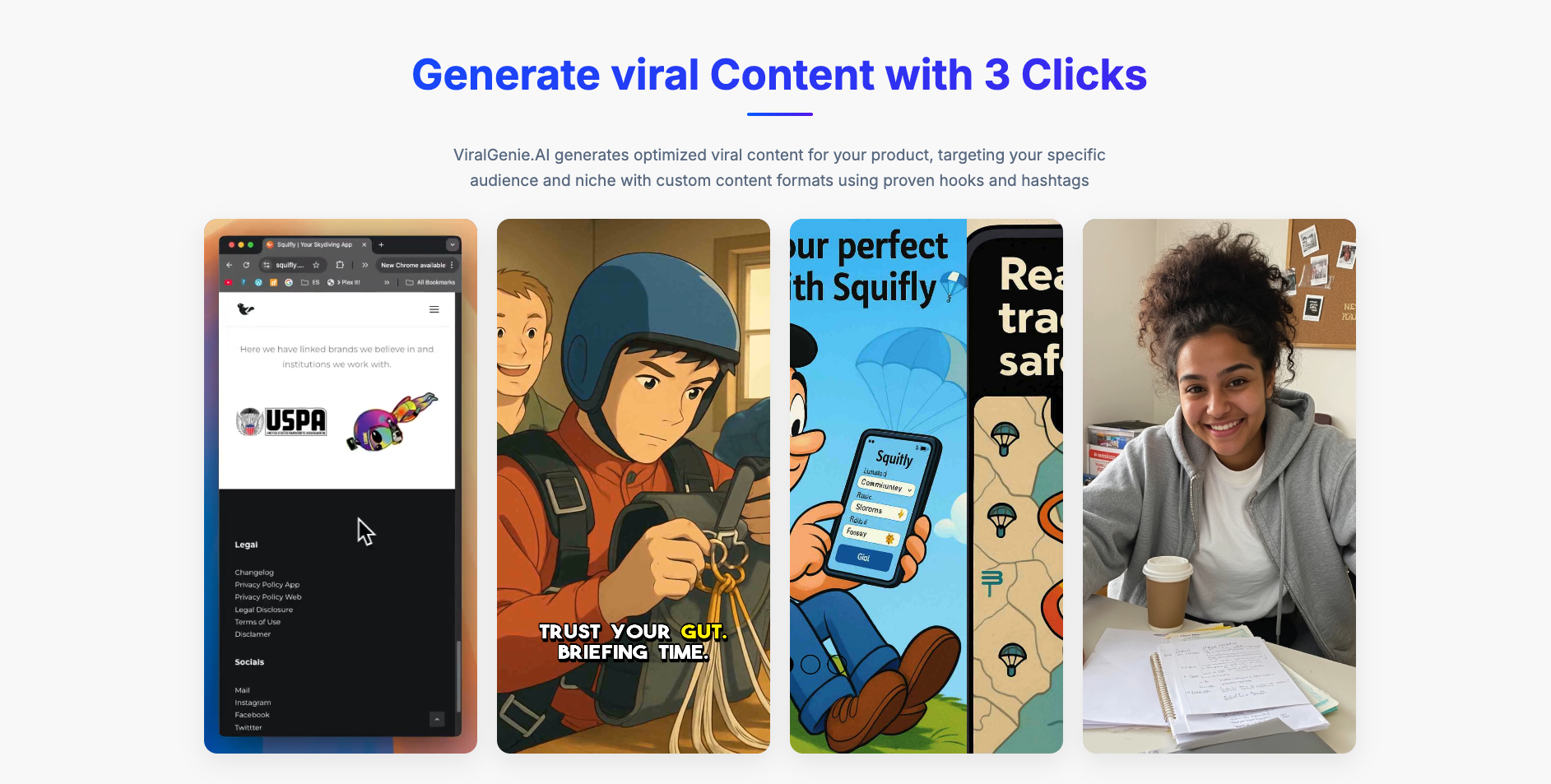 ViralGenie.AI - Screenshot 5 showing product features and functionality