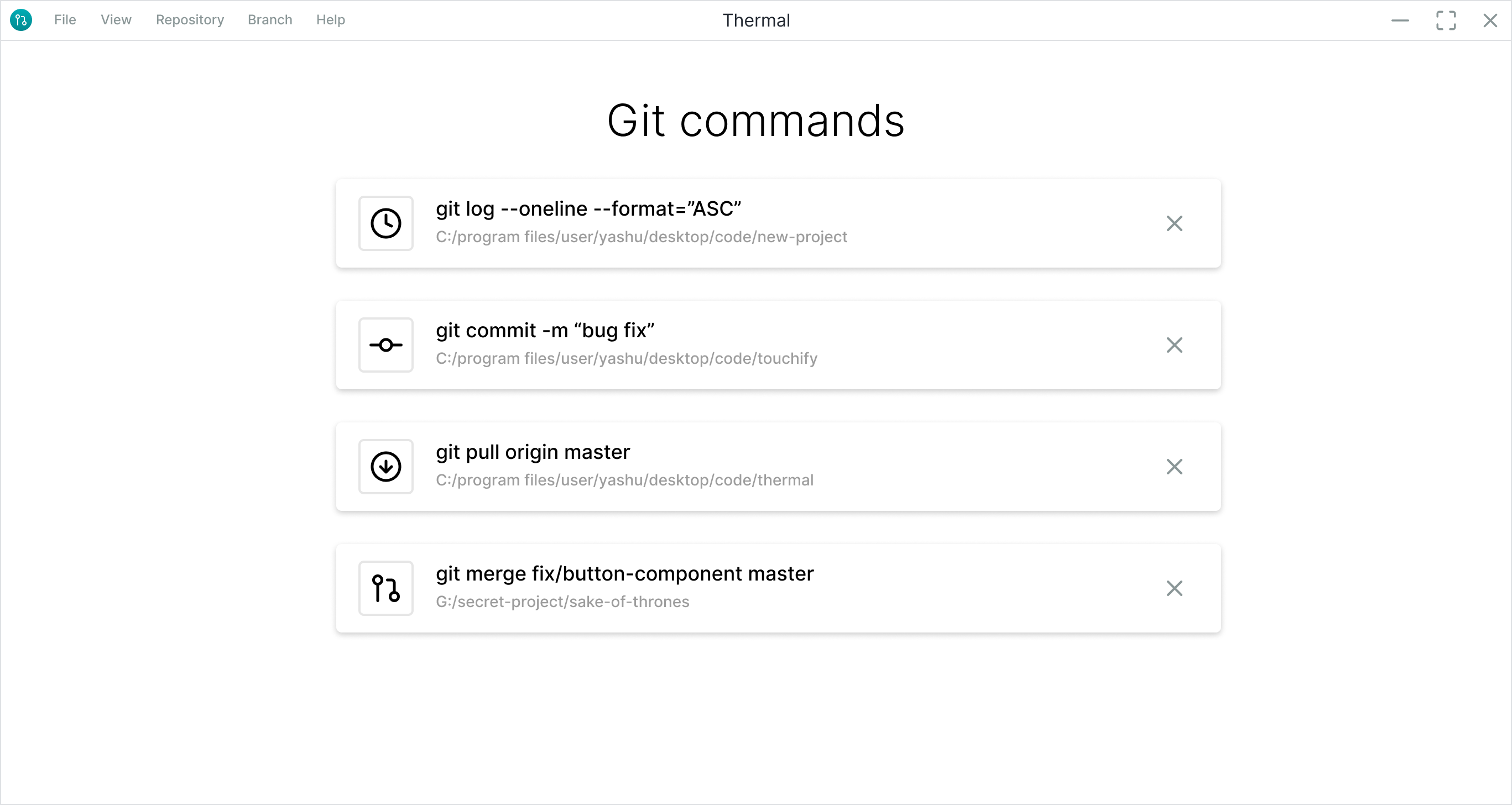 Thermal gallery image