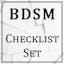 Complete BDSM Checklist Set