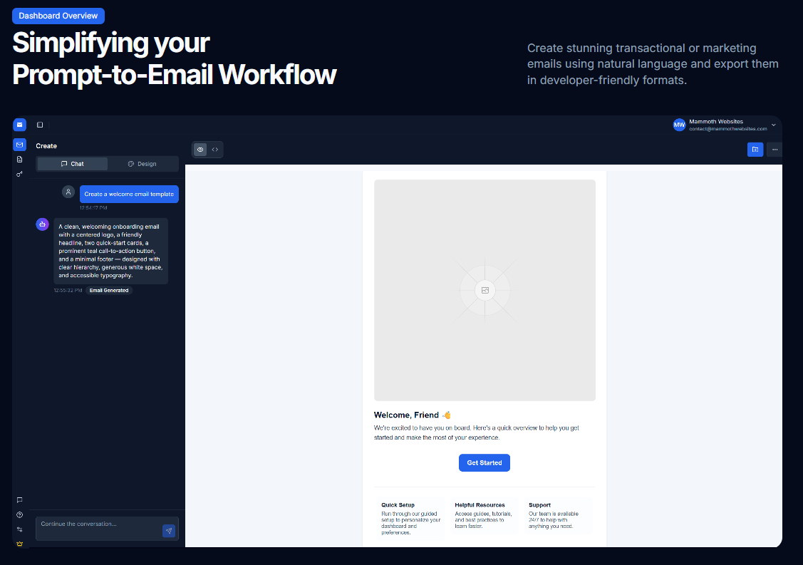 ReactMail AI gallery image