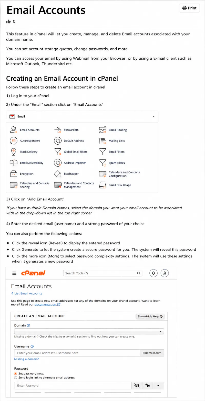 Knowledge Base Articles - cPanel Support screenshot 4