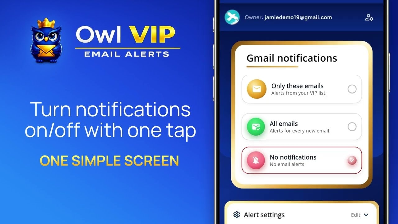 Owl VIP Email Alerts gallery image