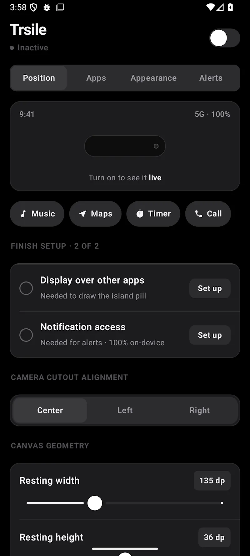 Trisle screenshot 2