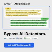 AntiGPT.app AI Text Humanizer gallery image