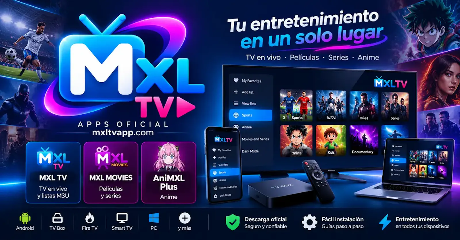MXL TV screenshot 1
