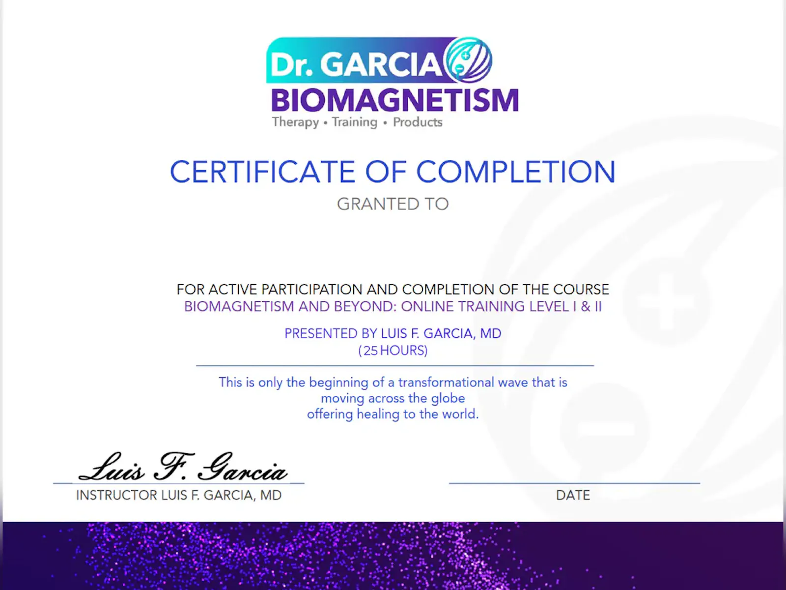 Dr. Garcia Biomagnetism Online Training screenshot 3