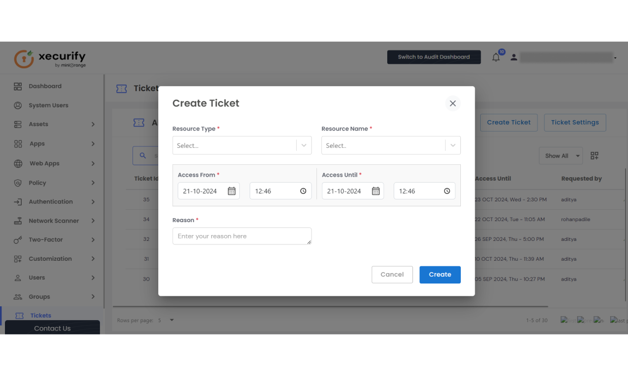 Média Gestion de l'accès privilégié miniorange 4