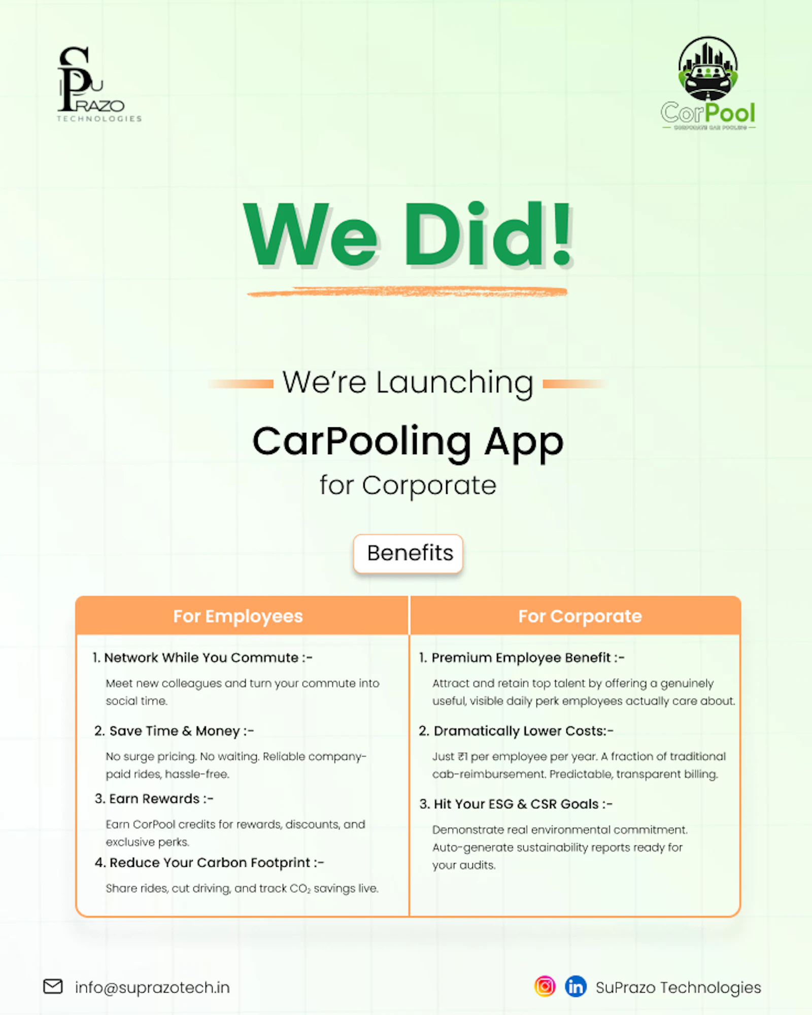 CorPool — End Your Commute Nightmare. screenshot 1