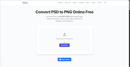Convert PSD to PNG Online Free gallery image