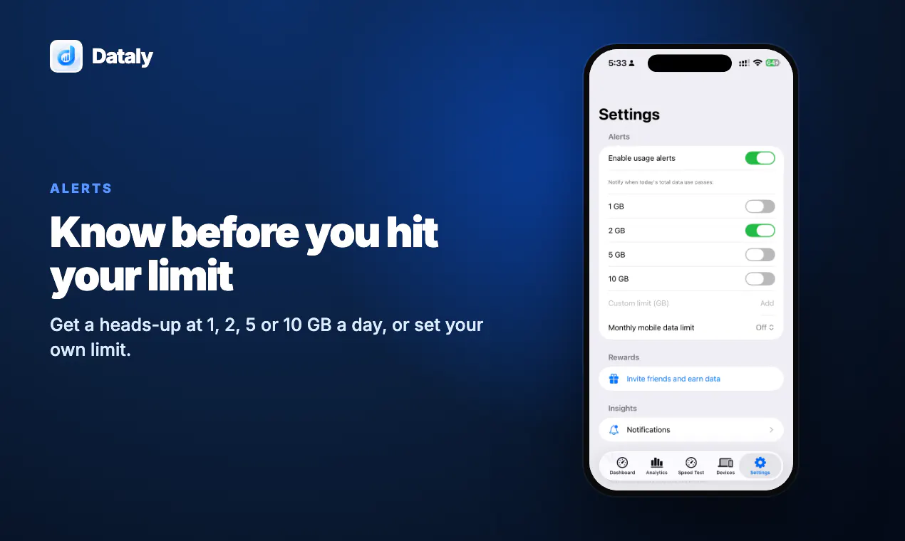 Dataly - Data Usage Monitor gallery image