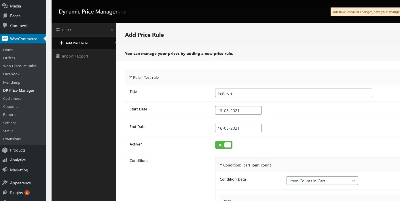 WooCommerce Dynamic Price Manager media 4