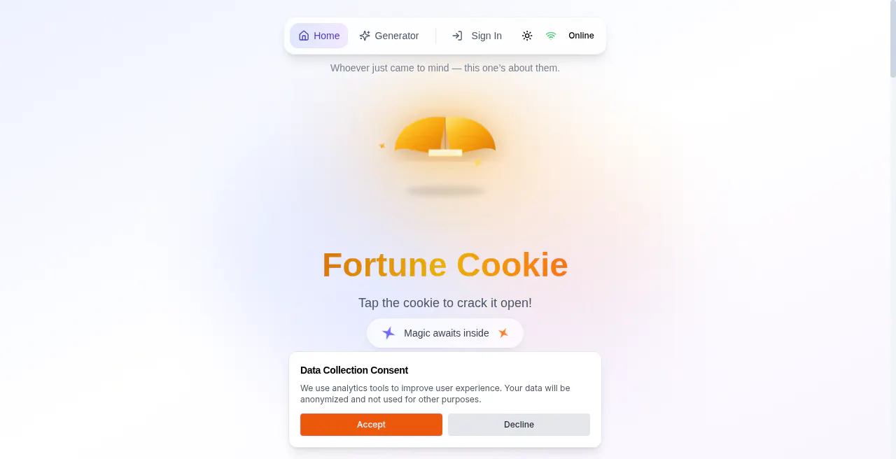 Fortune Cookie AI gallery image