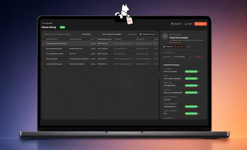 CV Cat screenshot 2